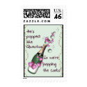 Popping Corks postage by RainbowCards Popping Corks postage
