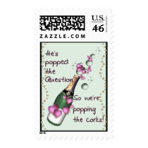Popping Corks postage by RainbowCards Popping Corks postage