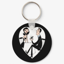 Popping the Question Key Chain Keychain
