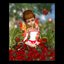 Poppy - 3 Dimensional Look Fantasy Fairy Doll posters