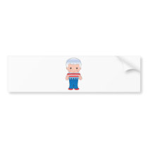 Poppy American Boy Bumper Stickers