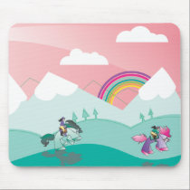 Poppy and Tisha the Pony mousepads