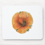 Poppy art mousepad