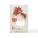 Poppy Birthday Card Frame by pinkalmond Poppy Birthday Card Frame