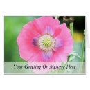 Poppy Bloom - Papaver Somniferum card