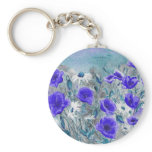 'Poppy Blue' Keychain