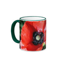 Poppy coffee mug