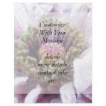 Poppy - Elegant Purple Ruffles Flyer Design