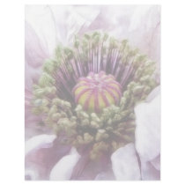 Poppy - Elegant Purple Ruffles Customized Letterhead