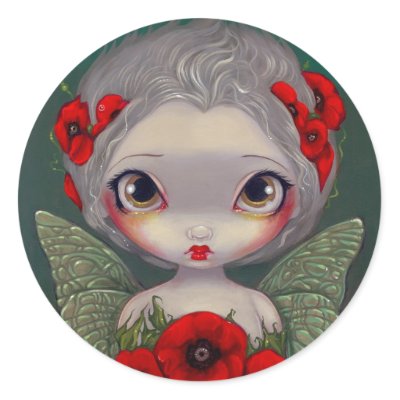 "Poppy Fairy" Sticker