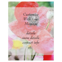 Poppy Field Custom Flyer