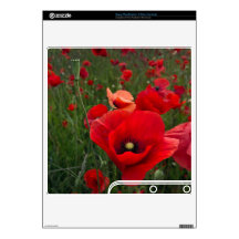 Poppy Field Sony Playstation 3 Slim Console Skin Decal For The PS3 Slim