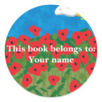 Poppy field, This book belongs to:Your name by jtgauntt