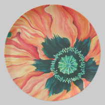 Poppy Fine Art Plate plates