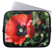 Poppy Flower laptop sleeve laptop sleeves