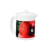Poppy Flower teapot