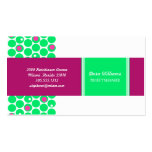 Poppy: Fuschia Business Card business cards
