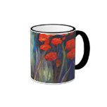 "Poppy Garden" Mug mugs