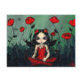 "Poppy Garden" Postcard