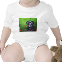 Poppy - Labrador Retriever Dog Art T Shirt