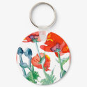 POPPY LUCIOUS RED keychains
