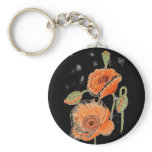 'Poppy Midnight' Keychain
