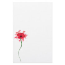Poppy notepaper stationery