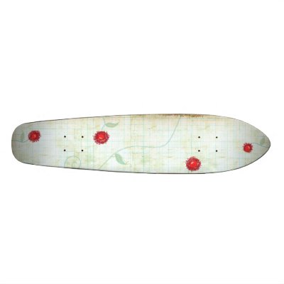 poppy old 70's vintage skateboard surf style by Rupydetequila