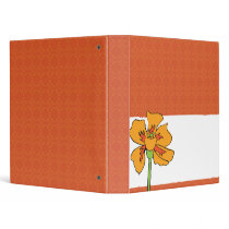 Poppy Orange binders
