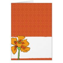 Poppy Orange cards
