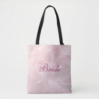 Poppy Petals Bridal Wedding Tote Bag