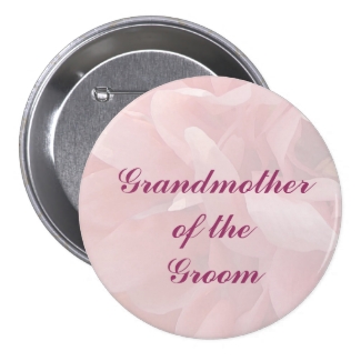 Poppy Petals Grandmother of the Groom Pin