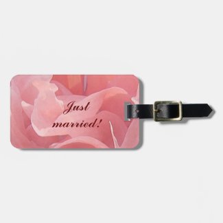 Poppy Petals Wedding Tag For Bags