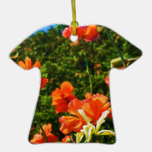 Poppy Photo Christmas Tree Ornament