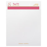 Poppy Pink Cover Letterhead