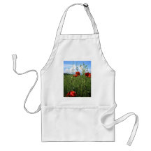 Poppy Prairie Photograph Aprons