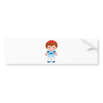 Poppy Scotland Boy Bumper Sticker