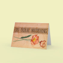 Poppy Wedding cards by RainbowCards Poppy Wedding cards