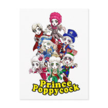Poppycock Party Postcard