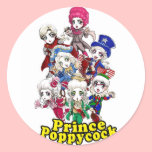 Poppycock Party Sticker