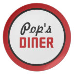 Pop's Diner Party Plate