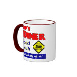Pops Diner Retro Customizable Coffee Mug
