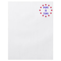 Pops is Tops for Dad flyers by HappyDoggies Pops is Tops for Dad flyers