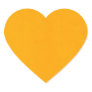 popsicle orange heart sticker