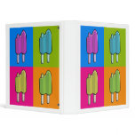 Popsicle Pop Art Vinyl Binder