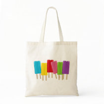 Popsicles and Polka Dots Canvas Bags