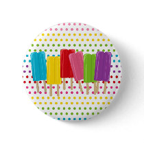 Popsicles and Polka Dots Buttons