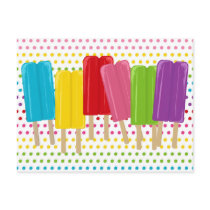 Popsicles and Polka Dots Post Card