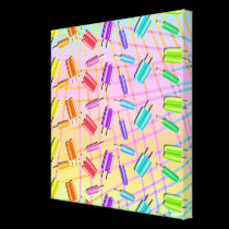 Popsicles Pop Art (sq) Gallery Wrapped Canvas canvas prints