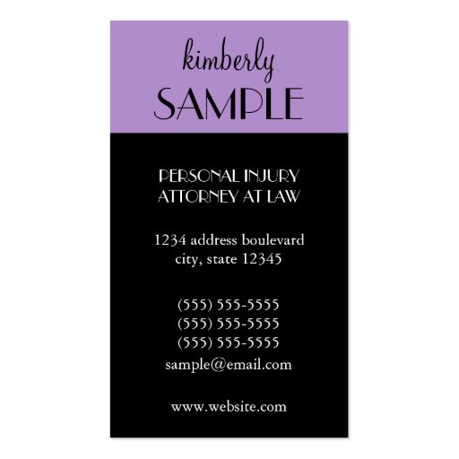 Popular Business Card Template (front side)